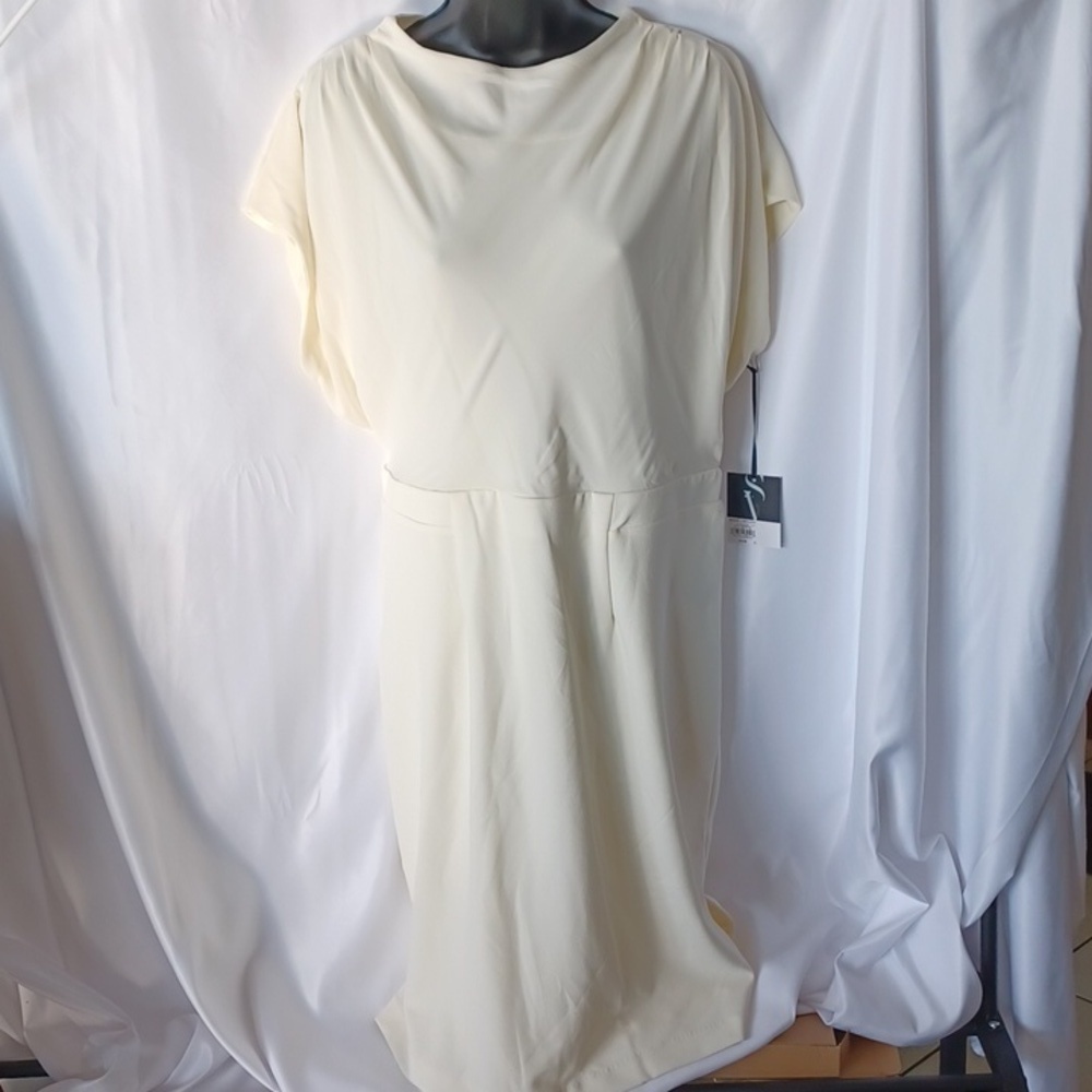 Simply Vera Vera Wang Cream lined Dress. Size XL, Nwot